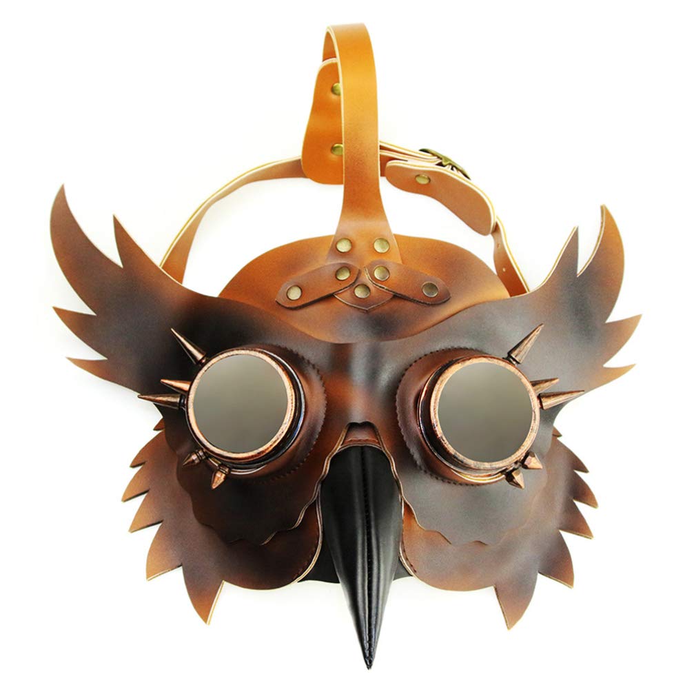 Steampunk Doctor Halloween Mask - Leather Bird Beak Costume Prop for Gothic & Cosplay | Perfect for Halloween Parties, Cosplay Events, and Themed Gatherings
