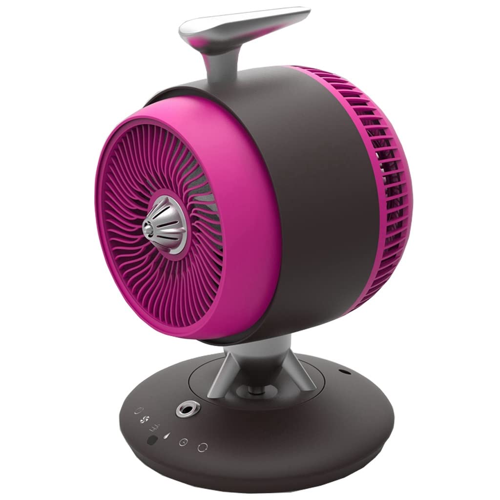 LIHONK Portable Air Circulator Fan with Humidifier - High Wind, Ultra Quiet 15dB, USB Powered for Home, Office & Desk Use - Purple (Ideal for Bedrooms, Living Rooms & Small Spaces)