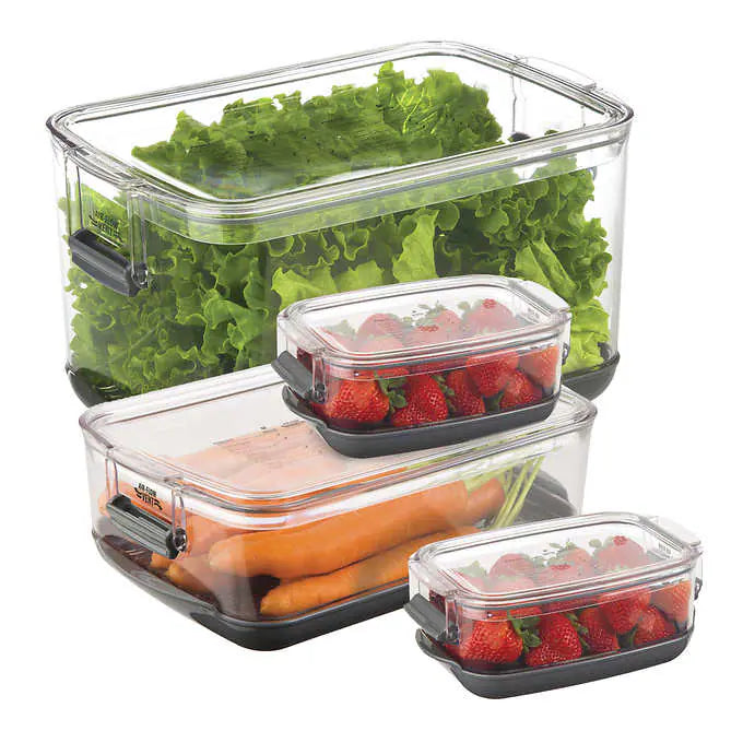 Pro Keeper Fruit & Vegetable Storage Container - Extend Freshness for Fruits & Veggies | Perfect for Kitchen, Refrigerator & Meal Prep