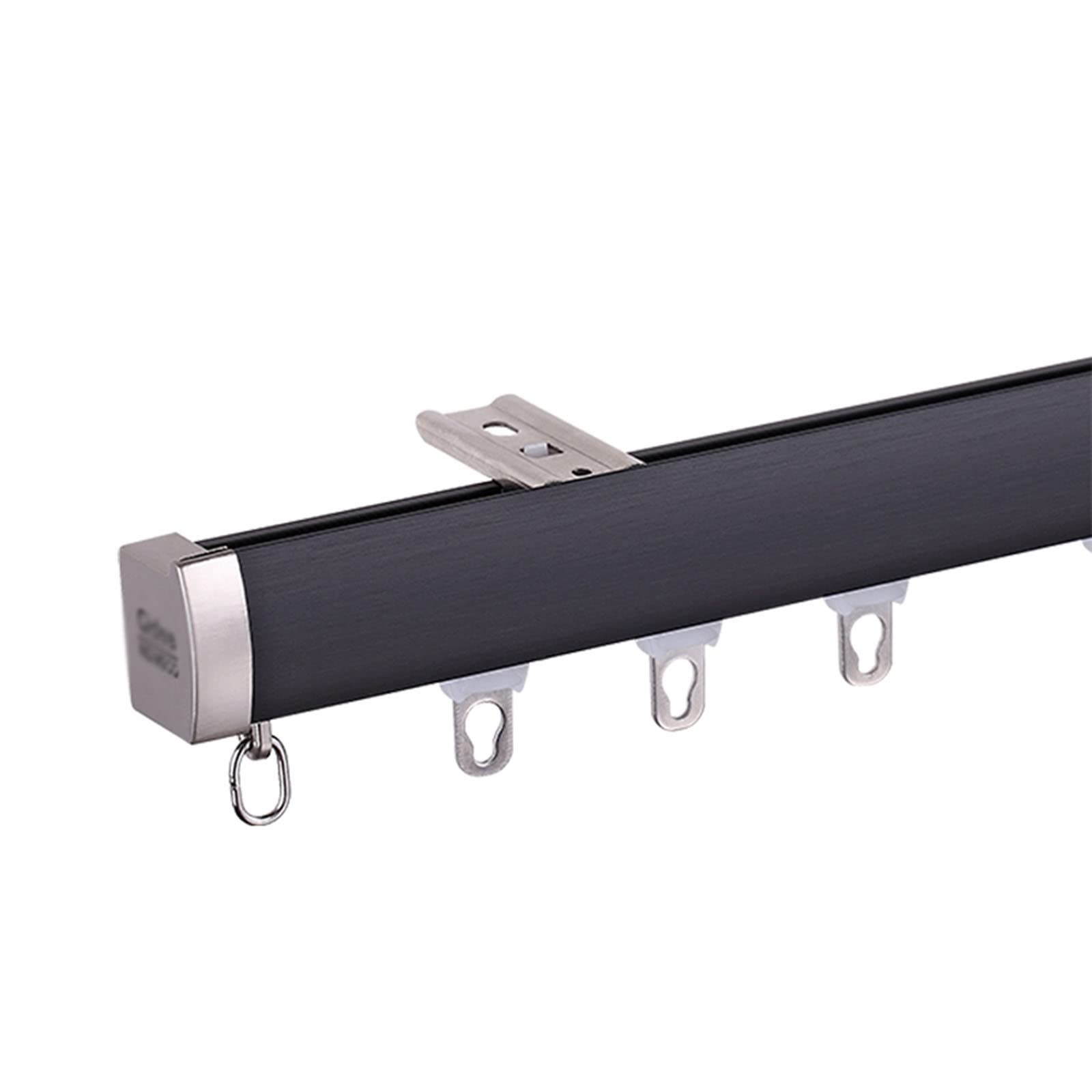 Adjustable Ceiling Curtain Track System - Wall Mount or Ceiling Mount Room Divider Rail for Living Room, Bedroom & Shower (1.0-5.0m Length Options) - Perfect for Home Decor, Space Partition & Bathroom Privacy