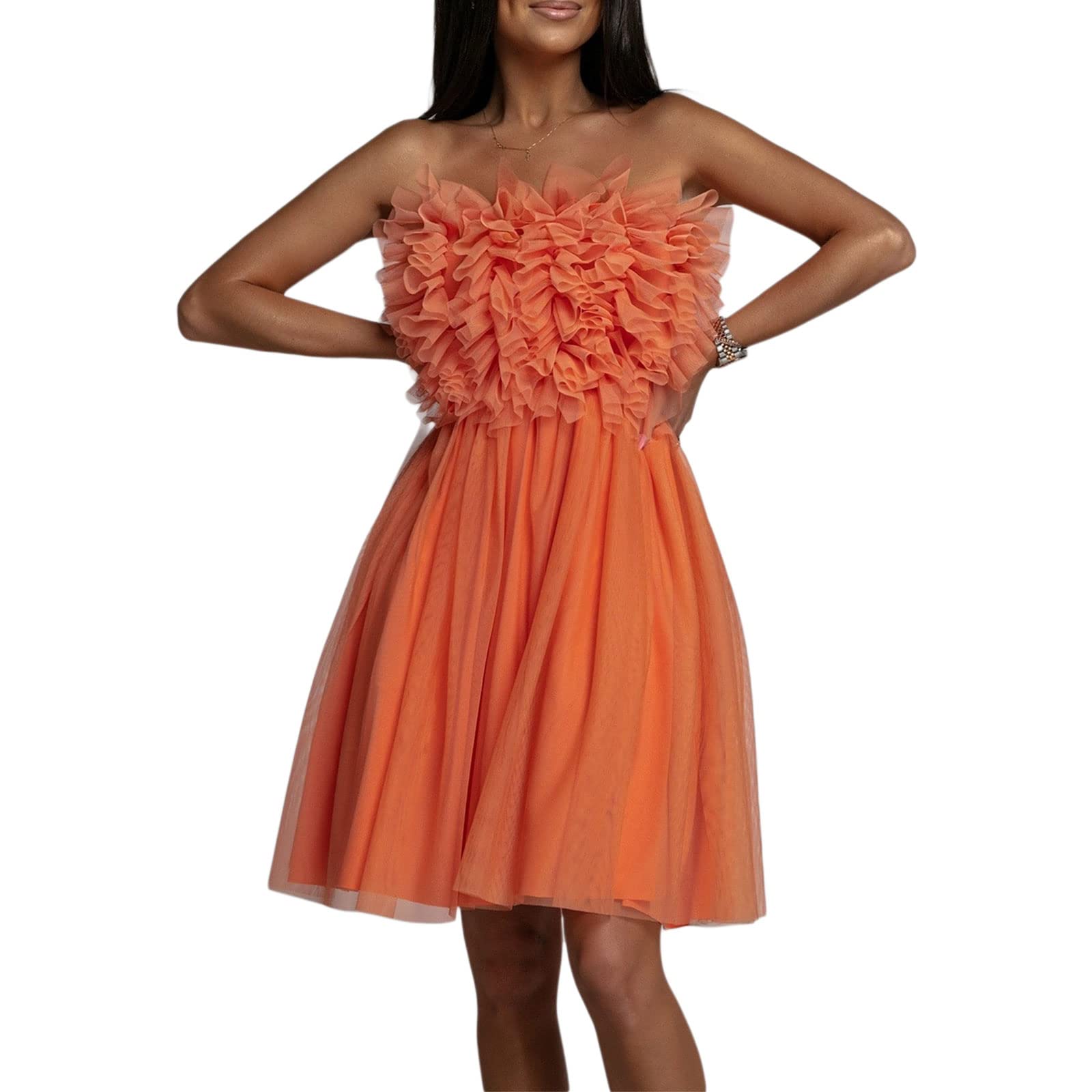 GOOCHEER Women's Off Shoulder Cocktail Dress - Satin Sexy Bodycon Mini Dress for Evening Parties, Weddings & Special Occasions | Elegant Formal Guest Dress for Night Out & Date Night