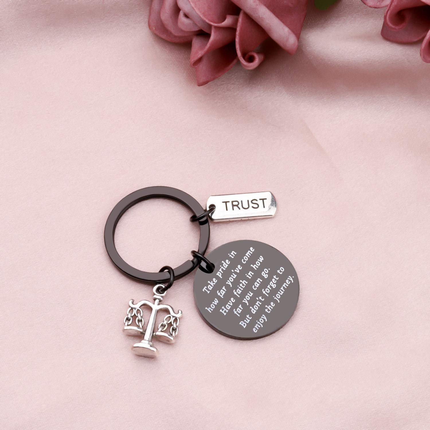 BNQL Law School Graduation Gift - Future Lawyer Keychain for Graduates | Attorney Appreciation Present | Inspirational Legal Career Keepsake - Perfect for Bar Exam Success, Office Decor & Courtroom Confidence