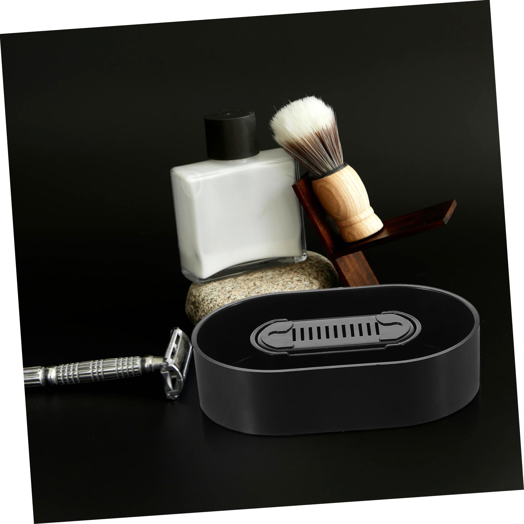 Best Electric Razor for Men - Portable & Manual Shaver with Cleaning Pod, No Power Needed - Perfect for Travel, Gym & Daily Grooming