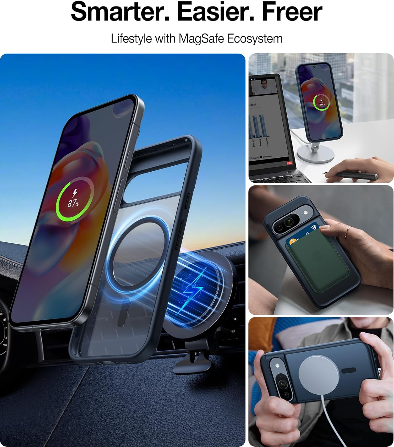 Premium Magnetic Case for Google Pixel 9 Pro XL - Slim Protective Cover with Strong Magnets for MagSafe Compatibility | Perfect for Work, Travel & Everyday Use