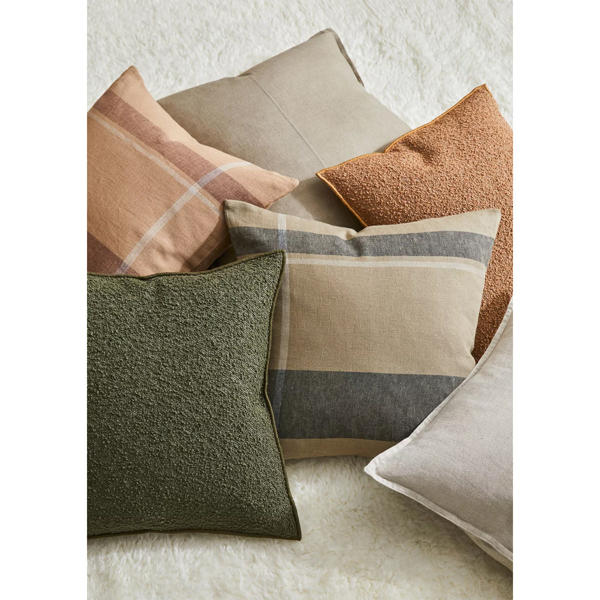 Como Square Cushion - Soft Decorative Throw Pillow for Sofa, Bed, Chair - Perfect for Living Room, Bedroom & Outdoor Decor