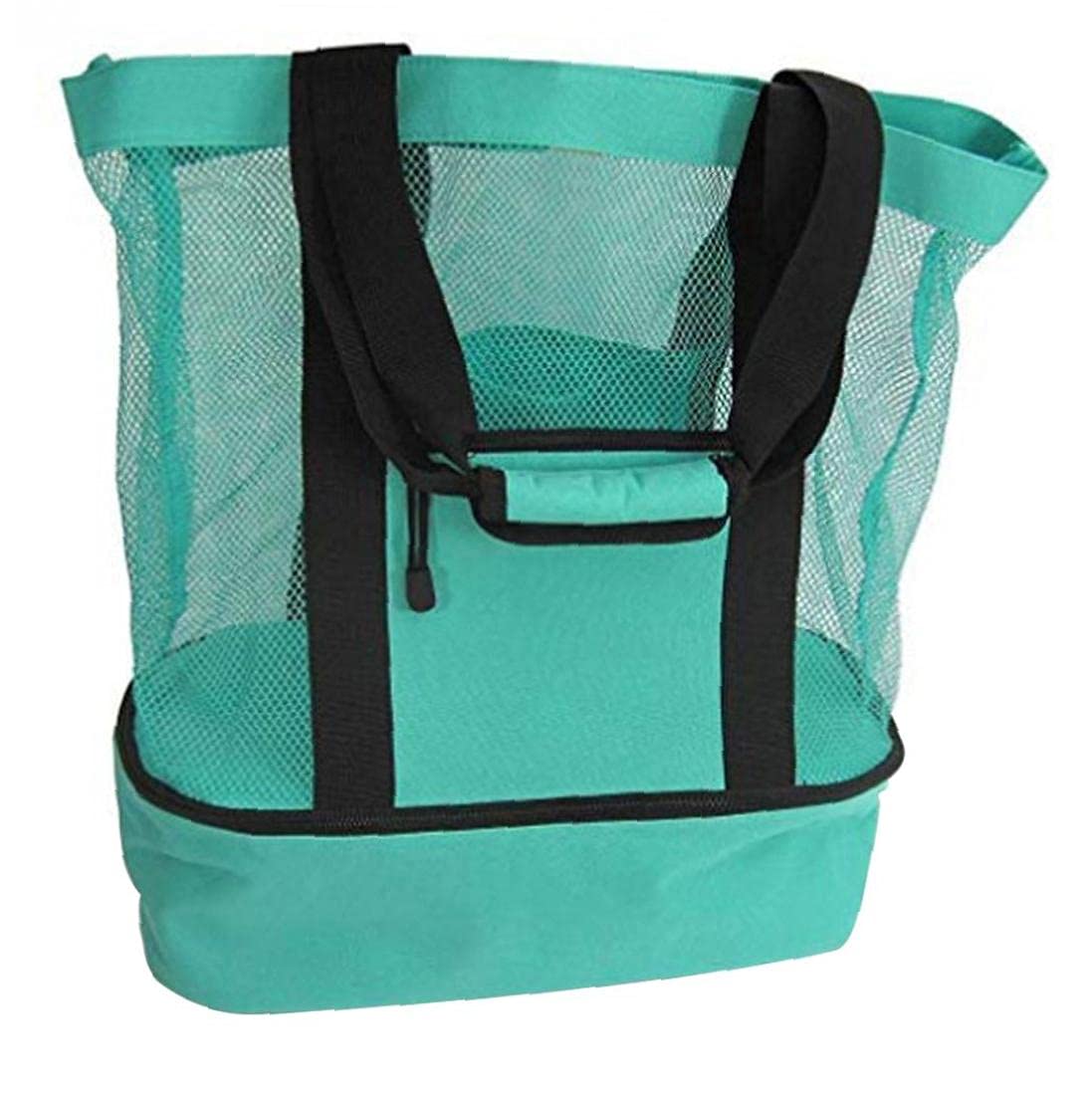 Premium Insulated Food Storage Cooler Bag - Portable Fresh-Keeping Lunch Box with Handles for Outdoor Camping, Picnics & Beach Trips (Green)