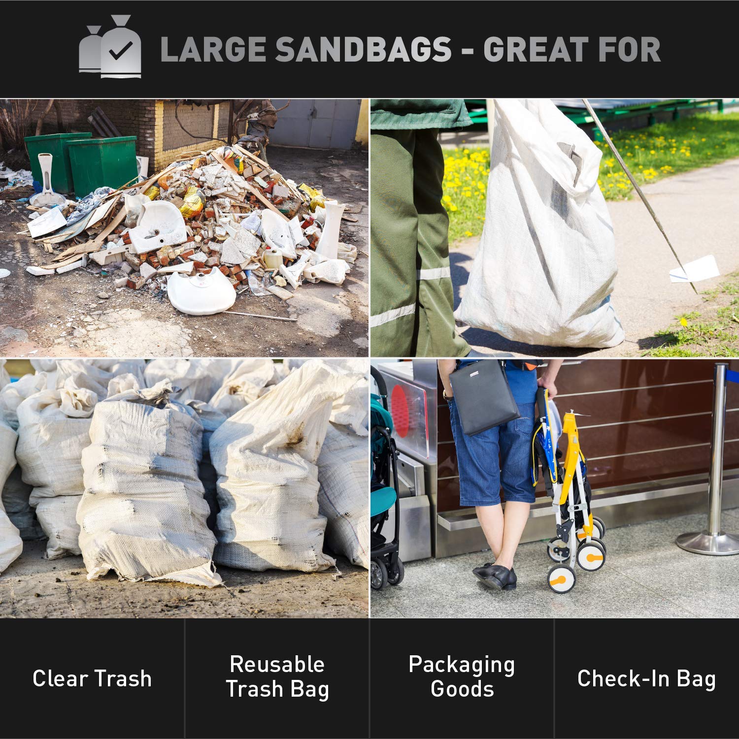 Heavy Duty 6 Mil Sandbags 31