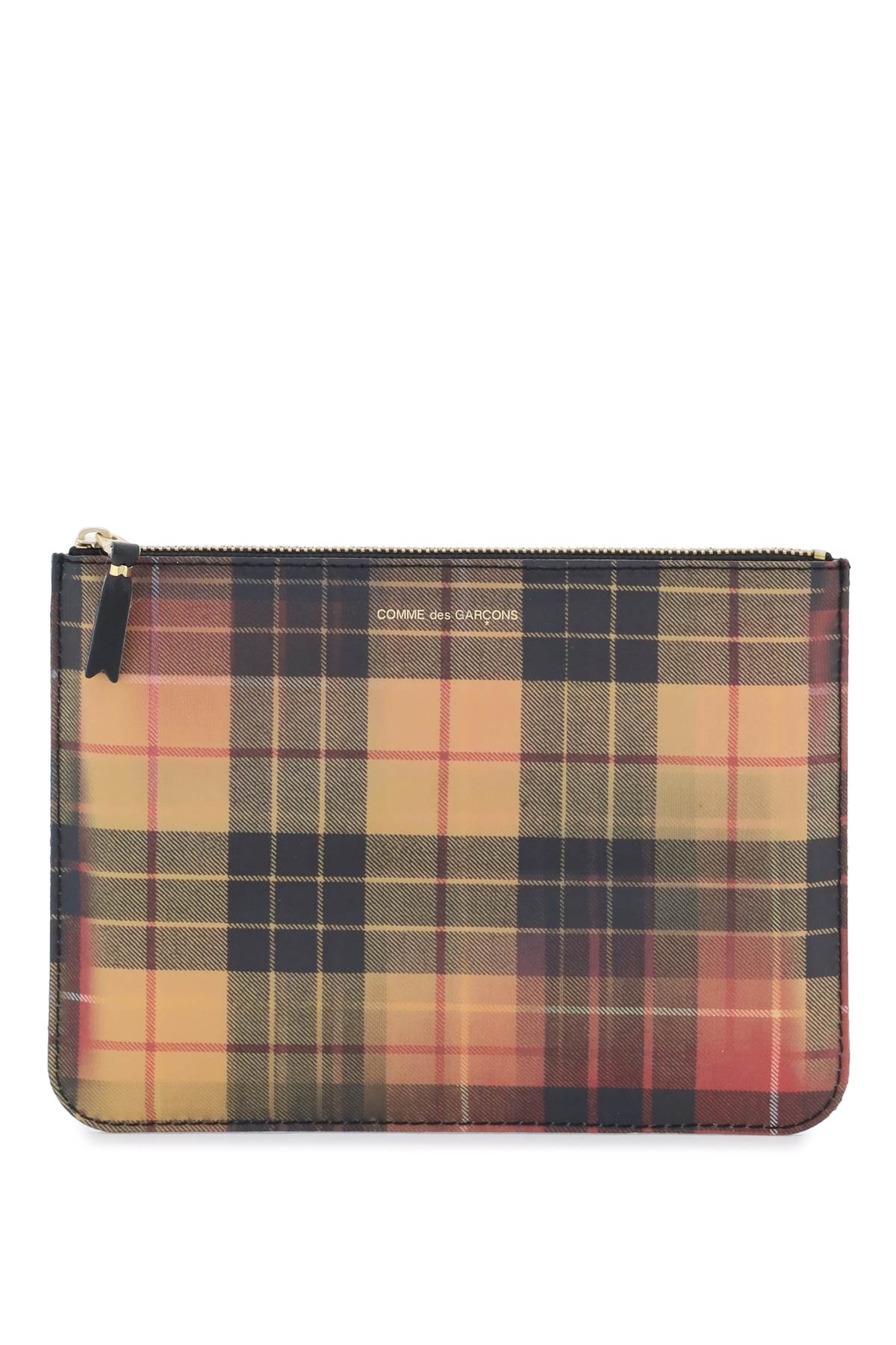 Comme des Garcons Lenticular Effect Wallet Pouch - Stylish RFID Blocking Card Holder for Everyday Use & Travel