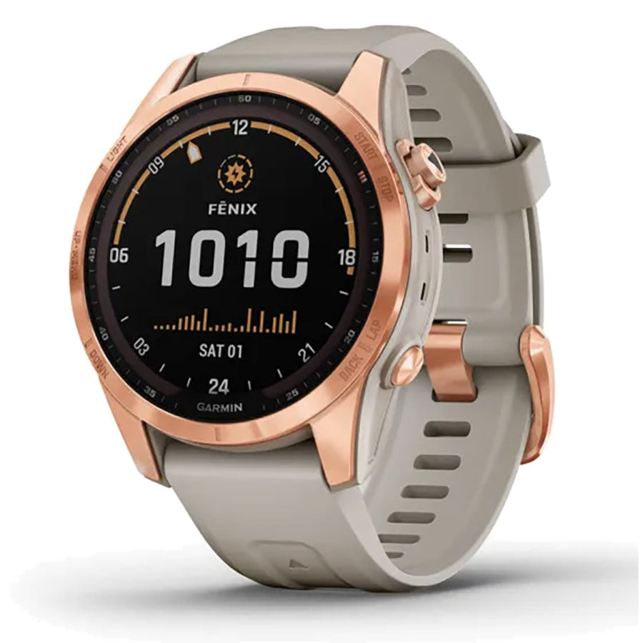 Fenix 7 Solar Smartwatch - Premium Multisport GPS Watch with Solar Charging, Heart Rate Monitor & Long Battery Life | Perfect for Hiking, Running, Cycling & Outdoor Adventures