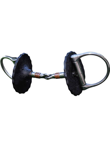 Acavallo Gel Bit Rings for Horses - Soft & Comfortable Equestrian Training Aid - Perfect for Dressage, Jumping & Trail Riding