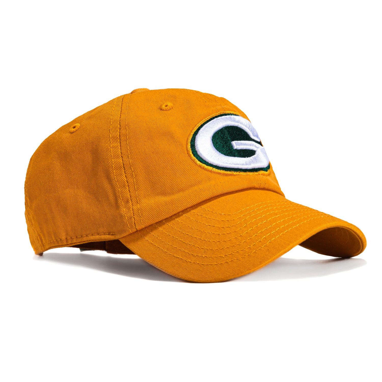 47 Brand Green Bay Packers Adjustable Baseball Cap - Cheddar Color for Men & Women | Perfect for Game Day, Outdoor Sports & Casual Wear