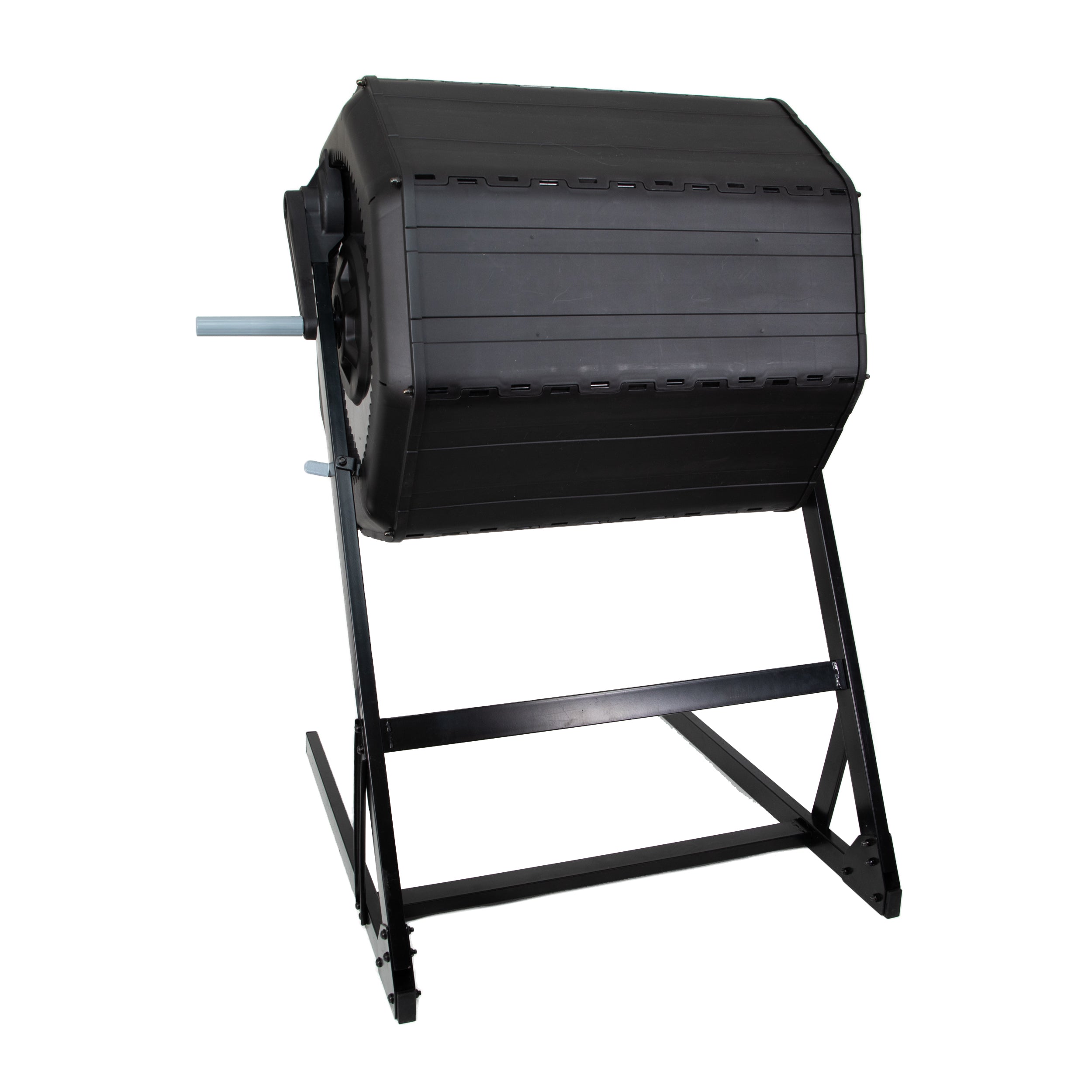 Dual Chamber 40 Gallon Tumbling Composter - Fast Organic Waste Converter for Backyard, Garden & Eco-Friendly Composting