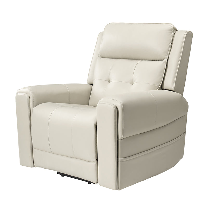 Horace Lift Support Deluxe Power Recliner Chair - Electric Massage Reclining Sofa with USB Charger & Cup Holders - Perfect for Living Room, Home Theater & Elderly Comfort