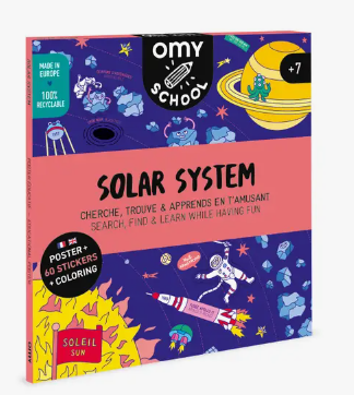 Omy Solar System Model Kit - Educational STEM Toy for Kids & Adults - Perfect for Science Classrooms, Home Learning & Astronomy Enthusiasts