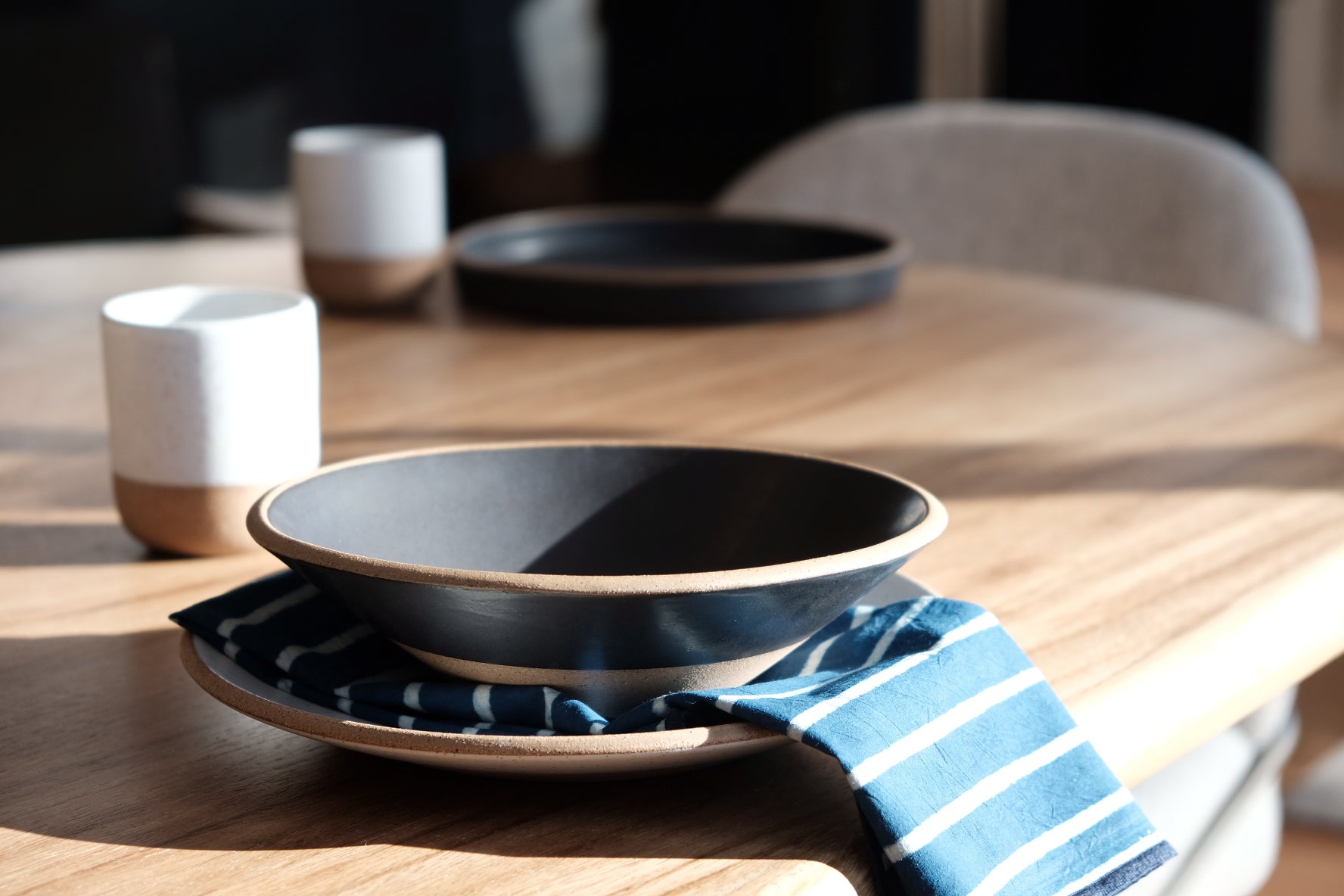 Handmade Portland Pasta Bowl Set - Artisan Ceramic Dinnerware for Italian Cuisine | Perfect for Home Dining, Restaurant Use & Gift Giving