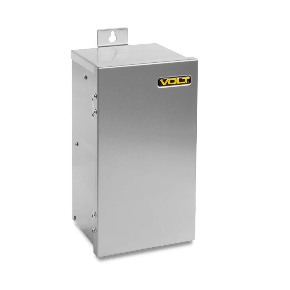 VOLT 300W Multi-Tap Low Voltage Transformer with Digital Timer for Landscape Lighting - Perfect for Garden Path, Deck, and Outdoor Accent Lighting