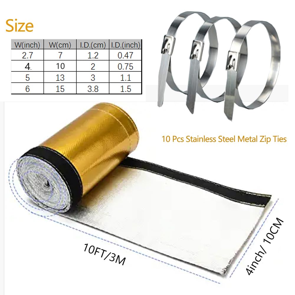 High-Temperature Heat Shield Sleeve - 3/4