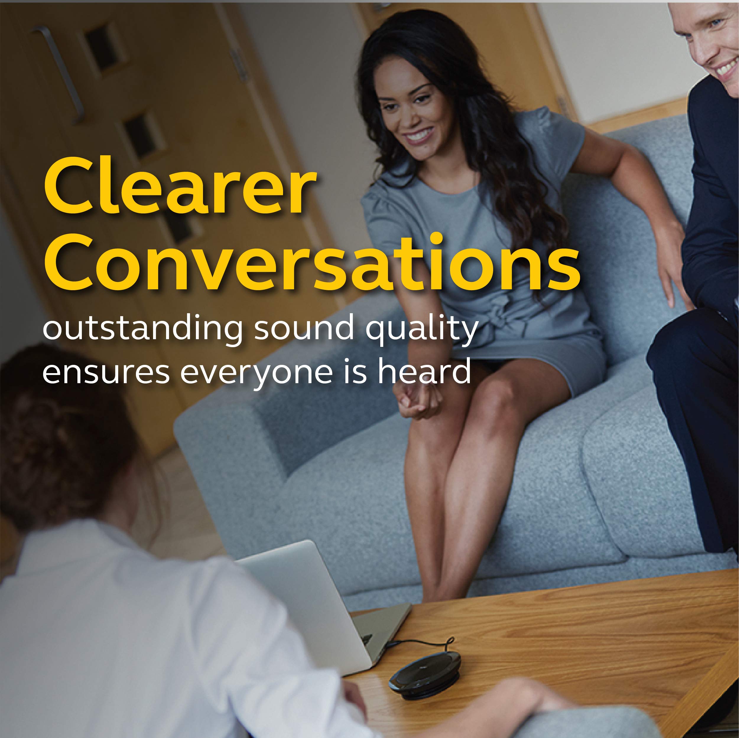 Jabra Speak 510 MS Wireless Bluetooth Speakerphone with Link 370 USB Adapter - Black | Portable Conference Speaker for Office Meetings, Home Office & Remote Work