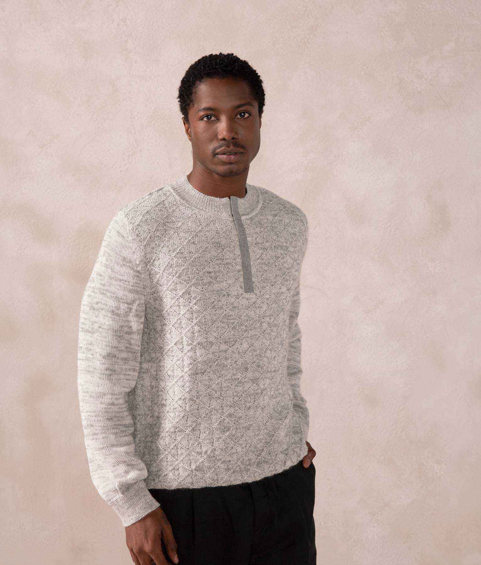 Ramsey Half Zip Sweater for Men - Comfortable & Stylish Pullover for Casual Wear, Outdoor Activities & Layering