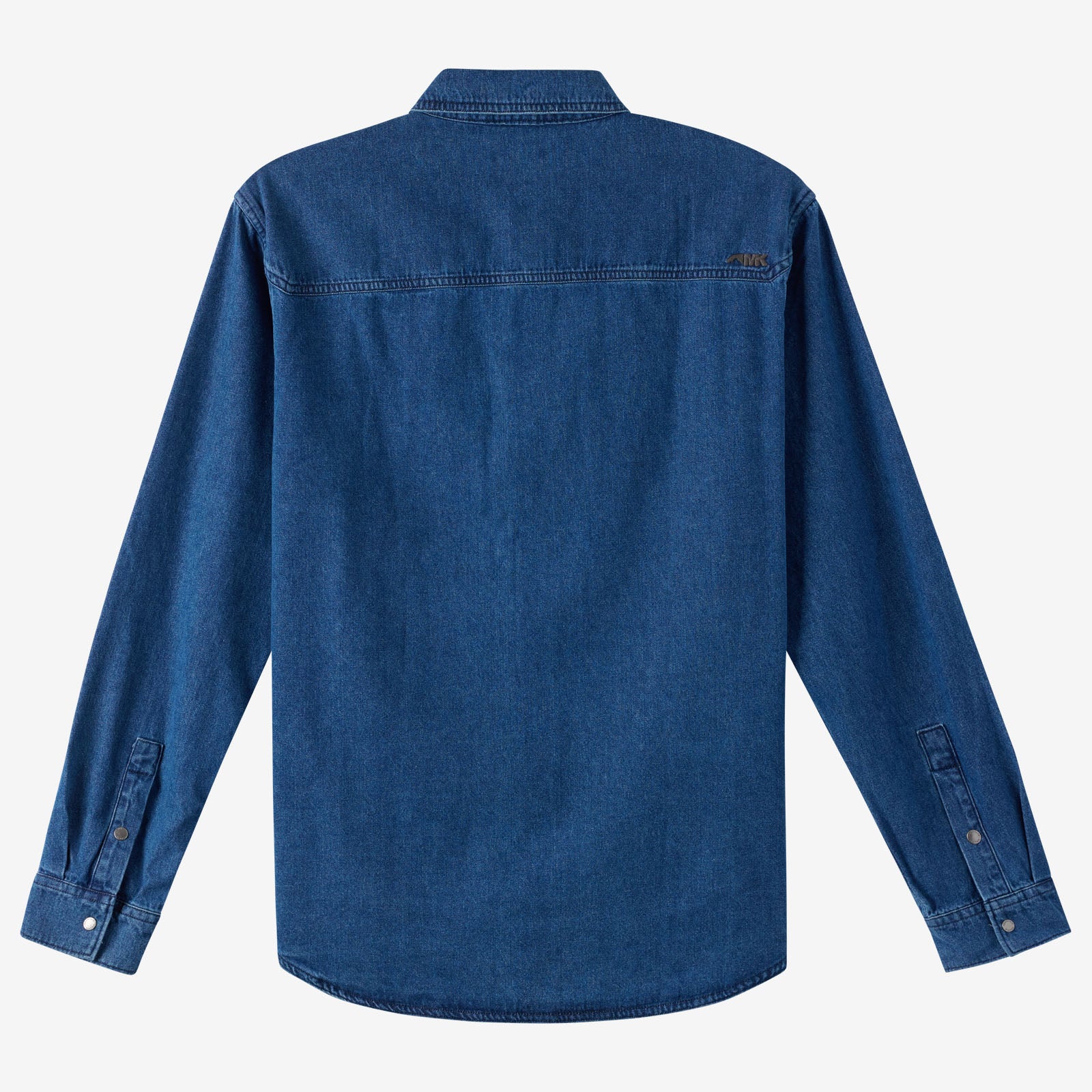 Austin Denim Shirt for Men - Classic Blue Denim Button Down Shirt with Long Sleeves | Perfect for Casual Wear, Outdoor Adventures & Layering