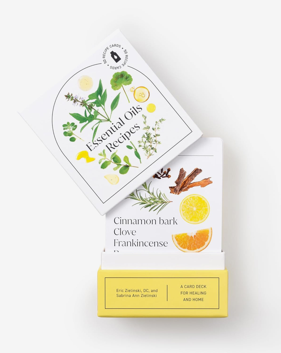 Healing Essential Oils Recipes Card Deck - 50 Aromatherapy Blends for Home Wellness | DIY Natural Remedies for Relaxation, Stress Relief & Better Sleep