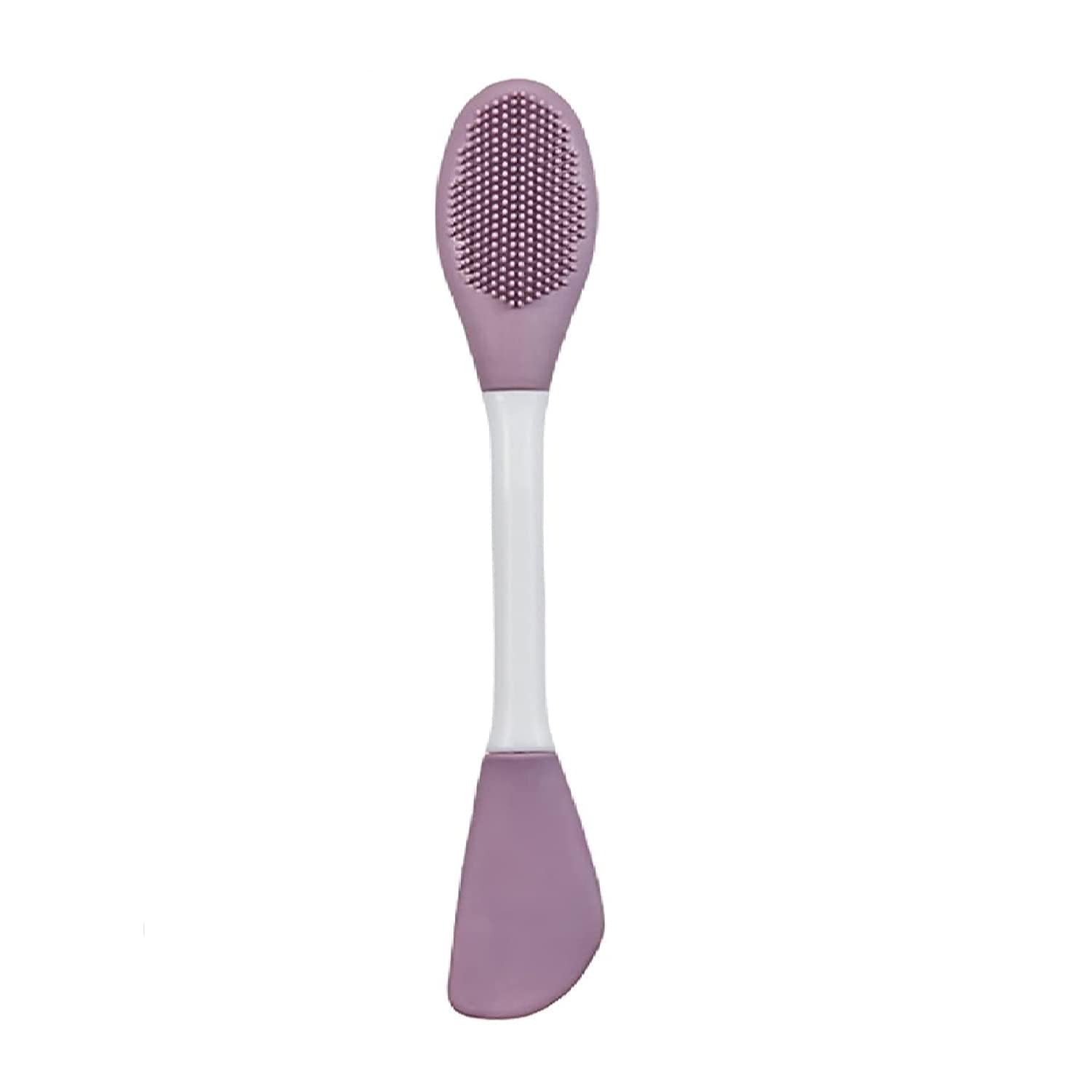 VENIVA Double-Ended Silicone Face Mask Applicator Brush - Soft Makeup Tool for Mud, Clay & Charcoal Masks, Cream & Lotion Application | Perfect for At-Home Spa Days & Professional Skincare Routines