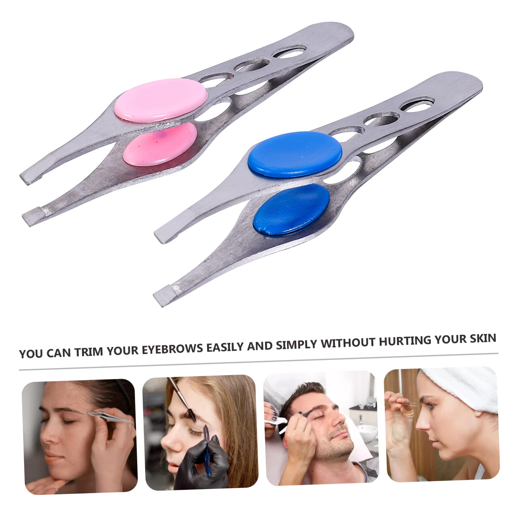Beavorty 8-Piece Stainless Steel Eyebrow Shaping Kit - Professional Eyebrow Tweezers, Trimmer & Grooming Tools for Perfect Brows - Ideal for Home Use, Salon, Travel & Makeup Kit