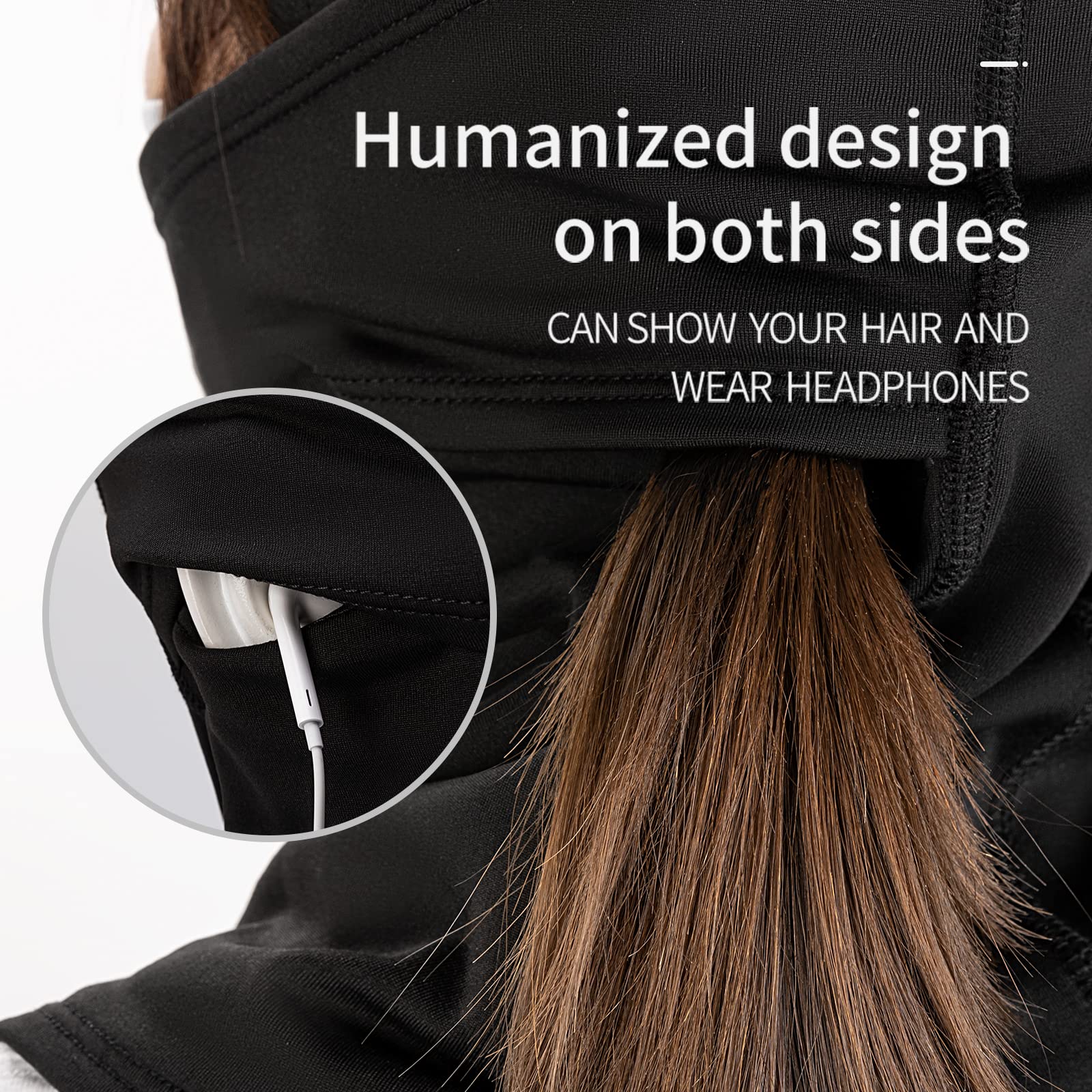 COPOZZ Balaclava Ski Mask - Magnetic Removable Windproof Winter Face Cover for Men & Women | Cold Weather Protection for Skiing, Snowboarding, Motorcycling & Outdoor Activities
