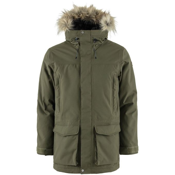 Fjallraven Nuuk Lite Parka for Men - Lightweight Waterproof Winter Jacket for Hiking, Skiing & Outdoor Adventures