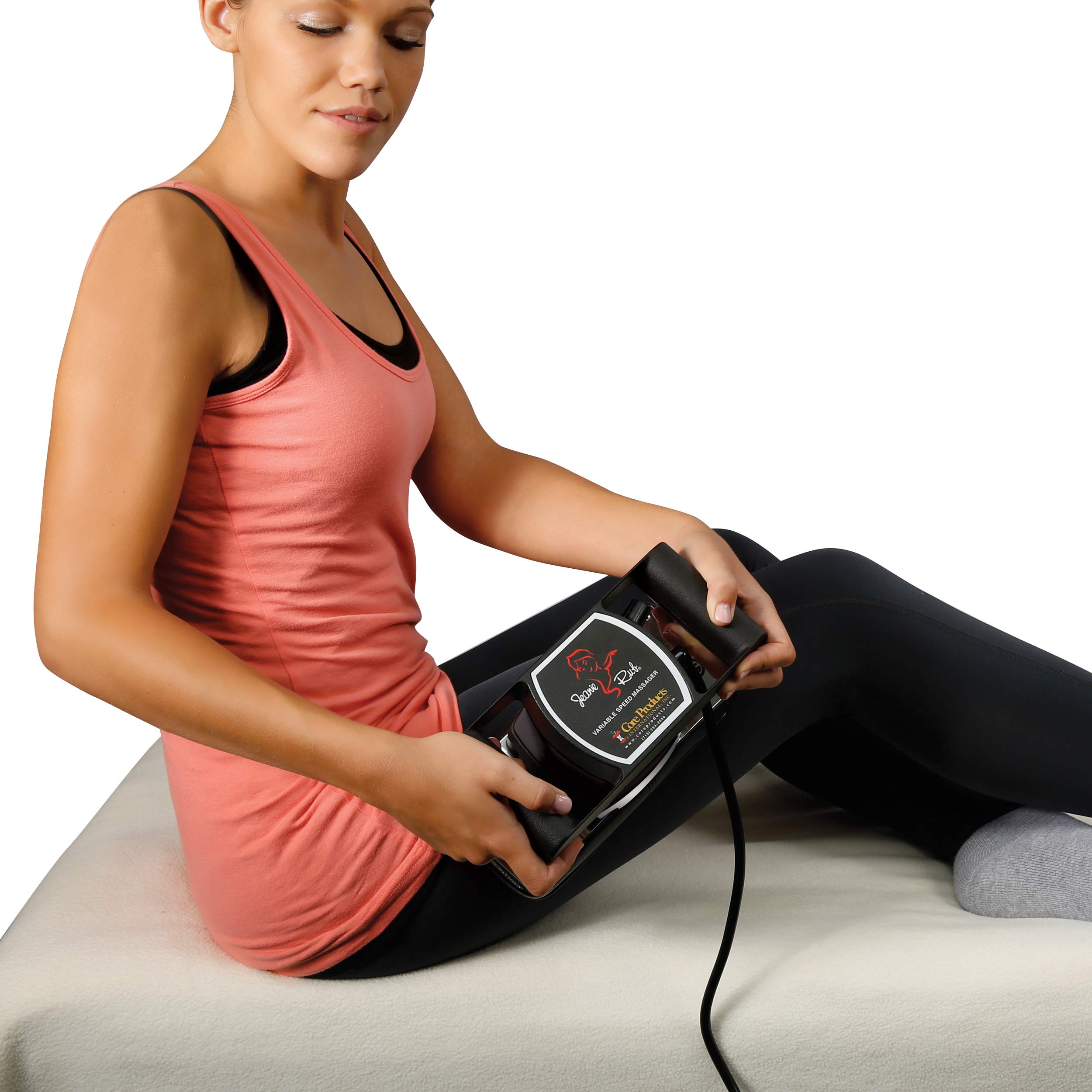 Core Products Jeanie Rub Variable Speed Deep Tissue Massager - Orbital Action for Back & Body Pain Relief - Professional Massage Therapy Tool for Home & Office Use