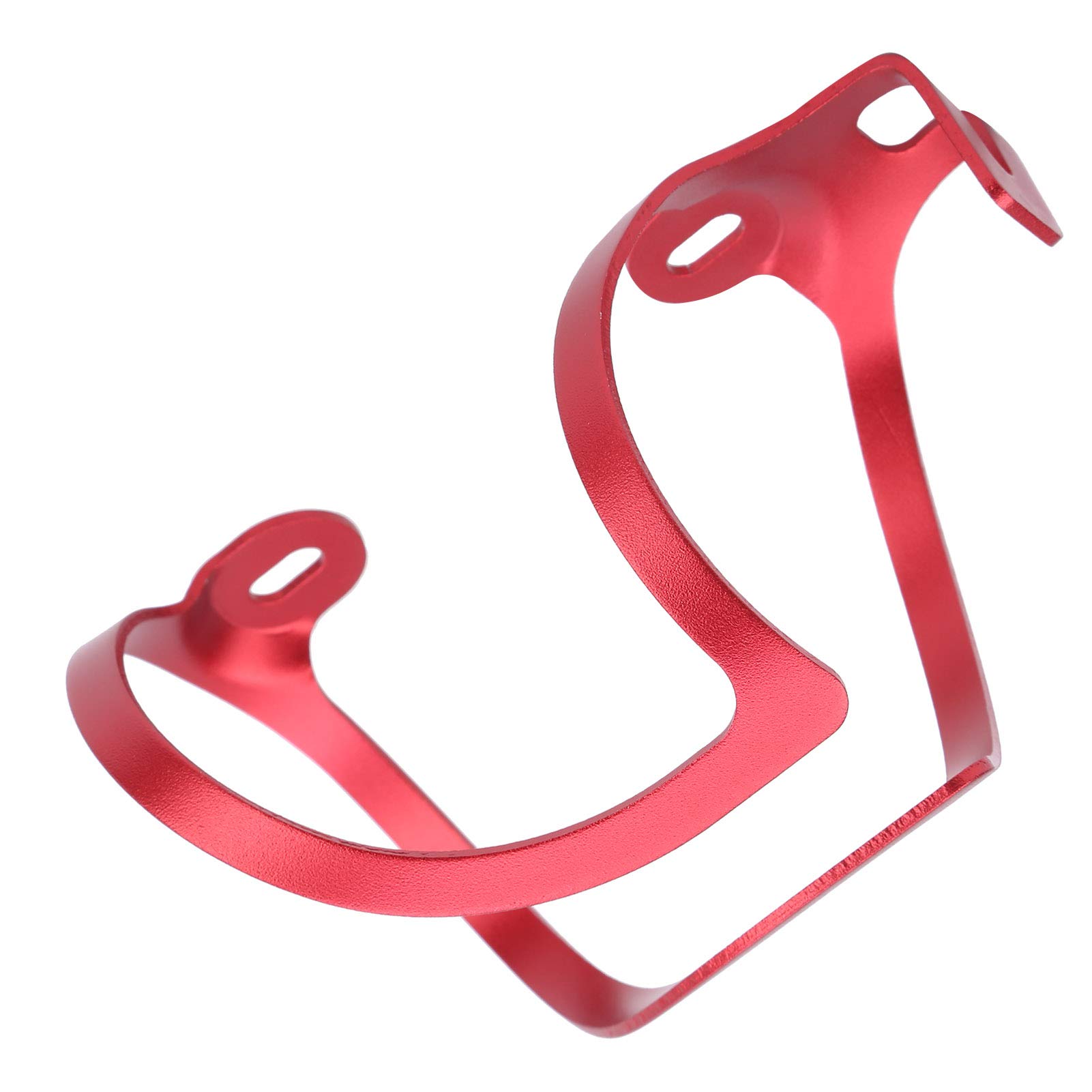 Sturdy Aluminum Alloy Bike Water Bottle Holder with 2 Screws - Corrosion Resistant Mountain Bike Accessory (Red) - Perfect for Cycling, Hiking & Outdoor Adventures