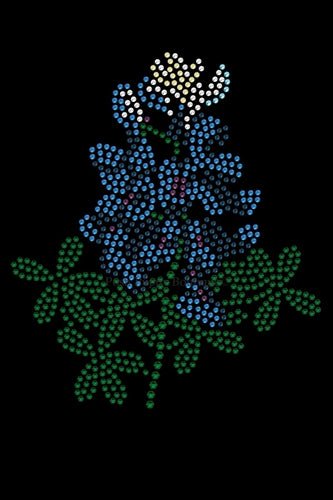 Bluebonnet Rhinestone Bandana for Women - Sparkling Fashion Accessory in Multiple Colors | Perfect for Western Outfits, Rodeo Events & Country Concerts