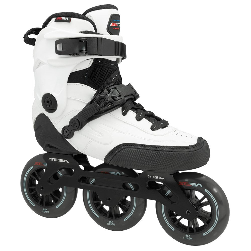 Seba High Light 310 White Inline Skates for Adults - Premium Urban & Fitness Rollerblades for Men & Women - Perfect for Street Skating, Commuting & Outdoor Exercise