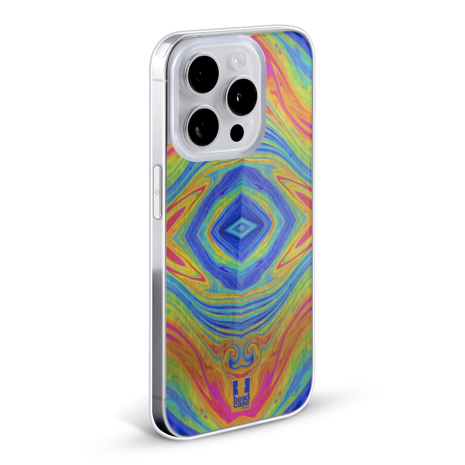Head Case Designs Kaleidoscope Oil Slick Prints Soft Gel Phone Case Compatible with Apple iPhone 11 Pro Max - Stylish Protection for Everyday Use, Travel, and Work