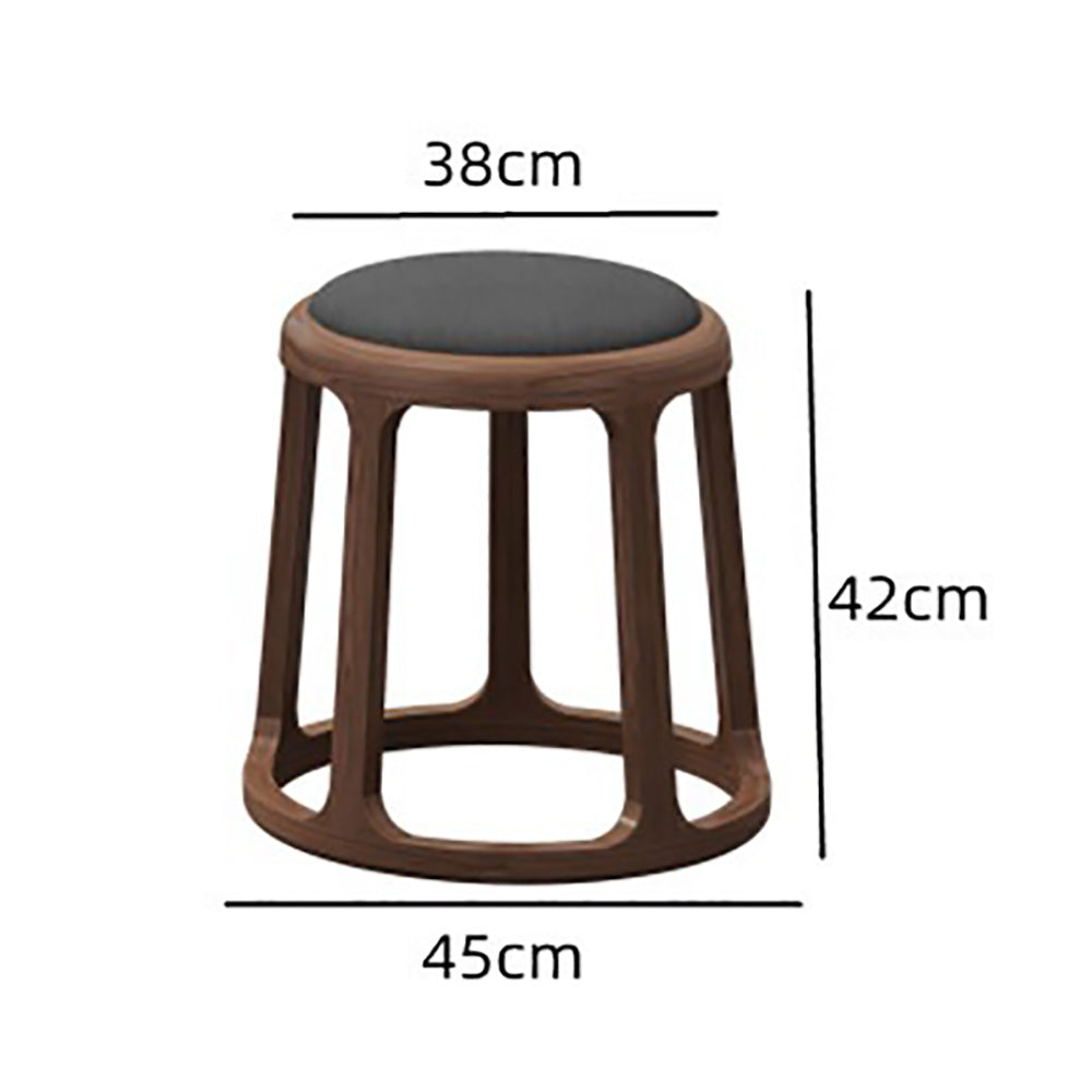 Handcrafted Elm Wood Tea Table - Rustic Small Side Table for Living Room, Bedroom, or Patio - Perfect for Tea Time, Reading Nook, or Home Decor