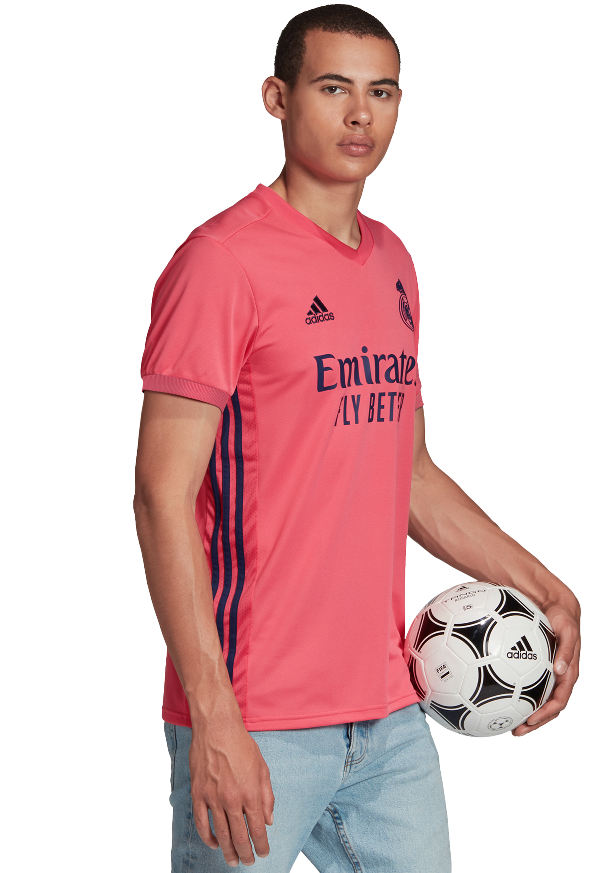 Adidas Men's Real Madrid 20/21 Away Soccer Jersey - GI6463 - Official Football Shirt for Fans & Players - Perfect for Matchdays, Training & Casual Wear