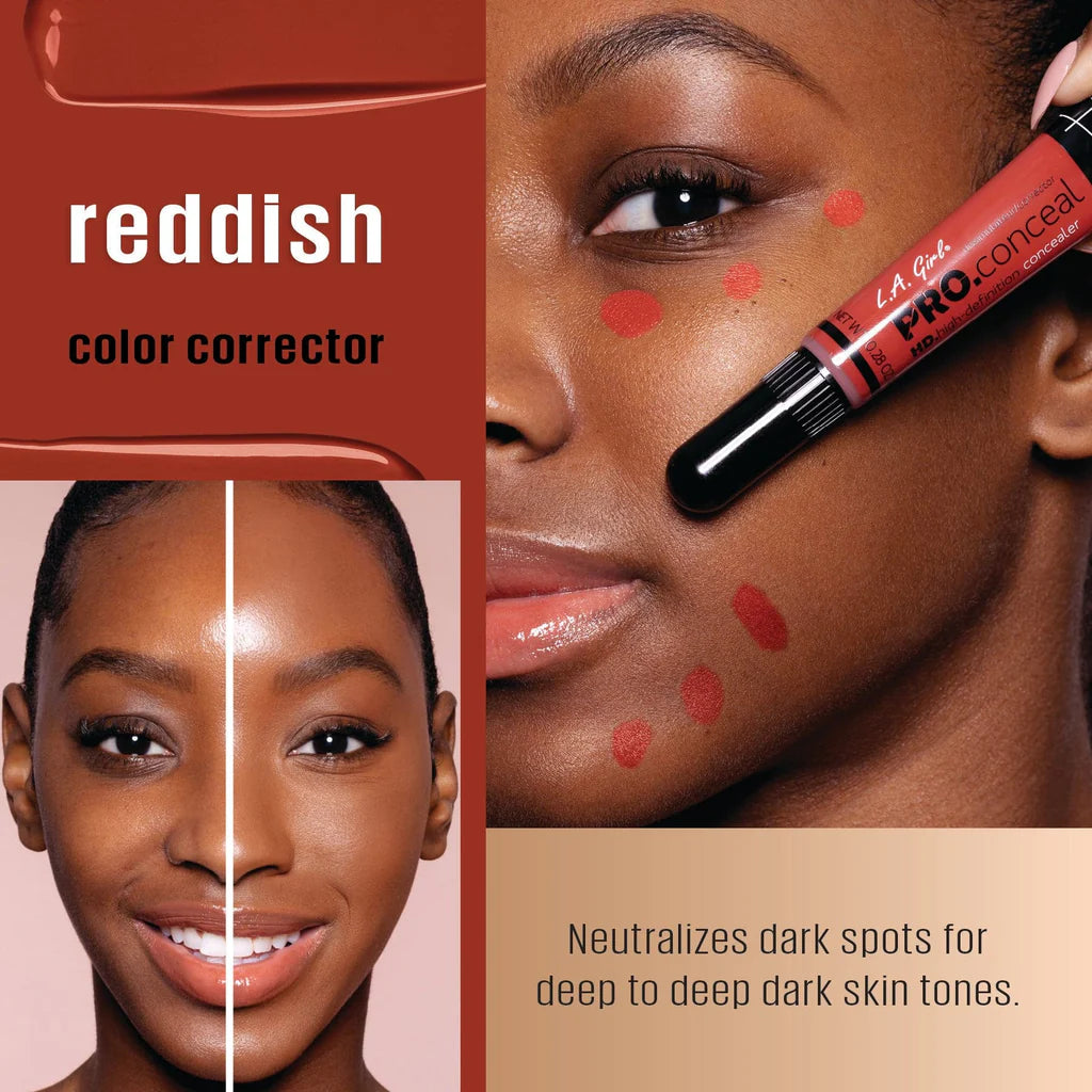 L.A. Girl HD Pro Concealer - Full Coverage Liquid Concealer for Dark Circles & Blemishes - Vegan & Cruelty-Free Makeup - Perfect for Everyday Wear & Professional Makeup Looks