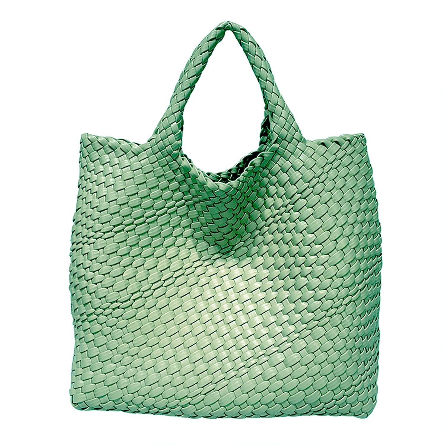 Stylish Women's Woven Tote Bag - Large Capacity Fashion Shopper & Travel Handbag for Daily Use