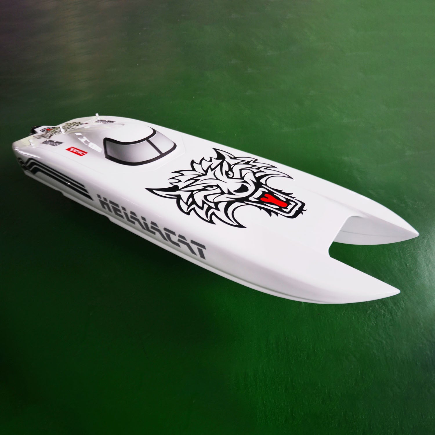 High-Speed E51 2.4GHz Fiber Glass RC Racing Boat - Dual Motor, Servo & ESC (Battery Not Included) - 1300mm x 360mm x 220mm, 100km/h DIY Model - Perfect for Competitive Racing, Lake Adventures & Hobby Enthusiasts