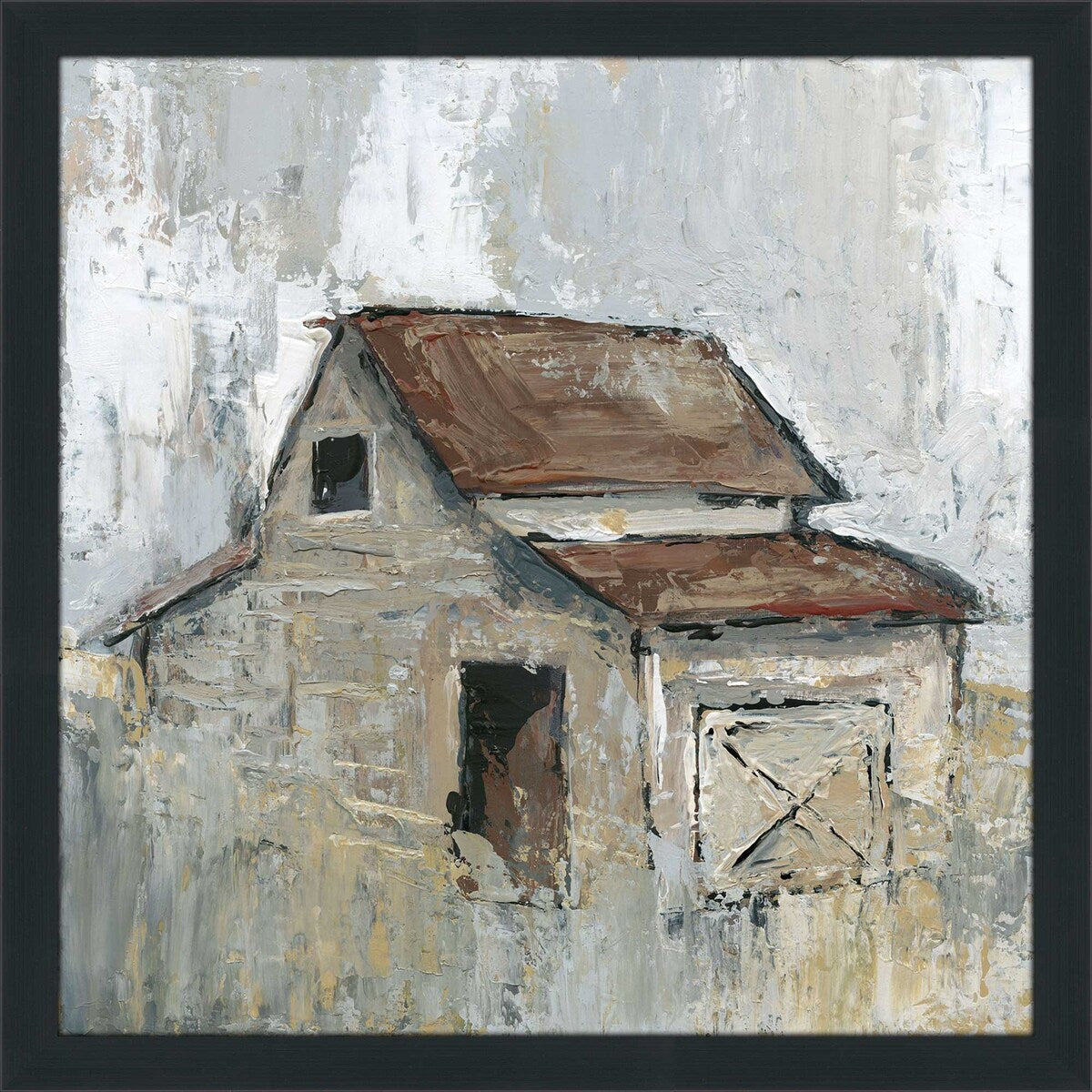 Barn at Midday by Carol Robinson - Premium Acrylic Wall Art Print - Perfect for Living Room, Bedroom & Office Decor