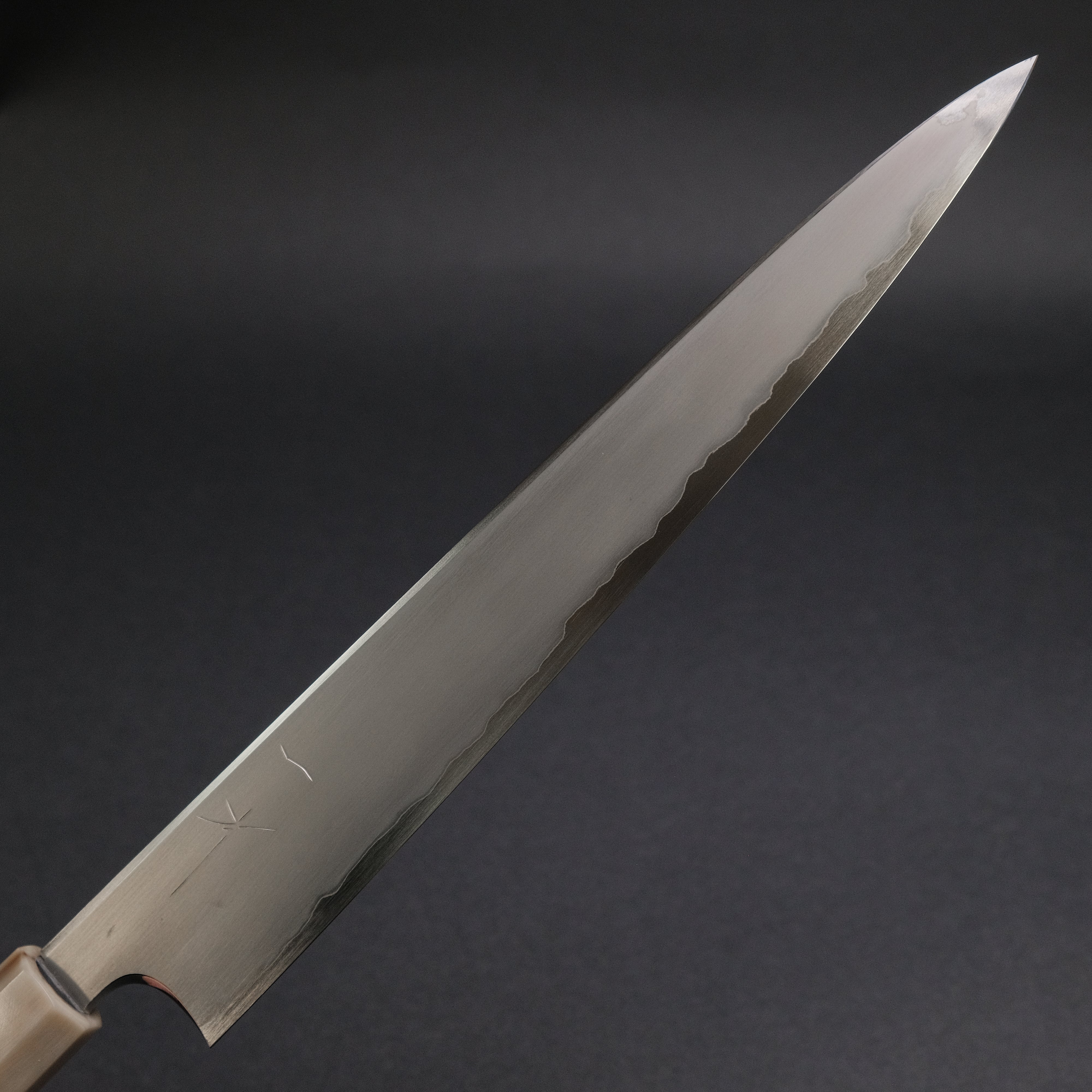 Hitohira Togashi Blue #1 Stainless Clad Kasumi Sujihiki 270mm Japanese Chef Knife with Ebony Handle - Perfect for Slicing Sashimi, Roast Beef & Boneless Meats