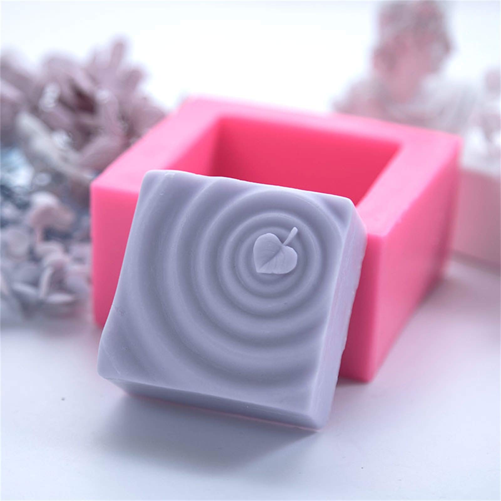 Premium Water Wave Silicone Soap Molds - Leaf & Ocean Inspired DIY Soap Making Kit for Handcrafted Gifts, Bath Bombs & Candle Making - YSCEN Professional Craft Supplies for Home Spa & Wedding Favors