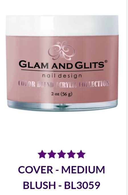 GLAM AND GLITS COLOR BLEND COLLECTION VOL.2 - BL3059 Medium Blush Makeup (2 oz) | Perfect for Contouring, Highlighting & Everyday Wear
