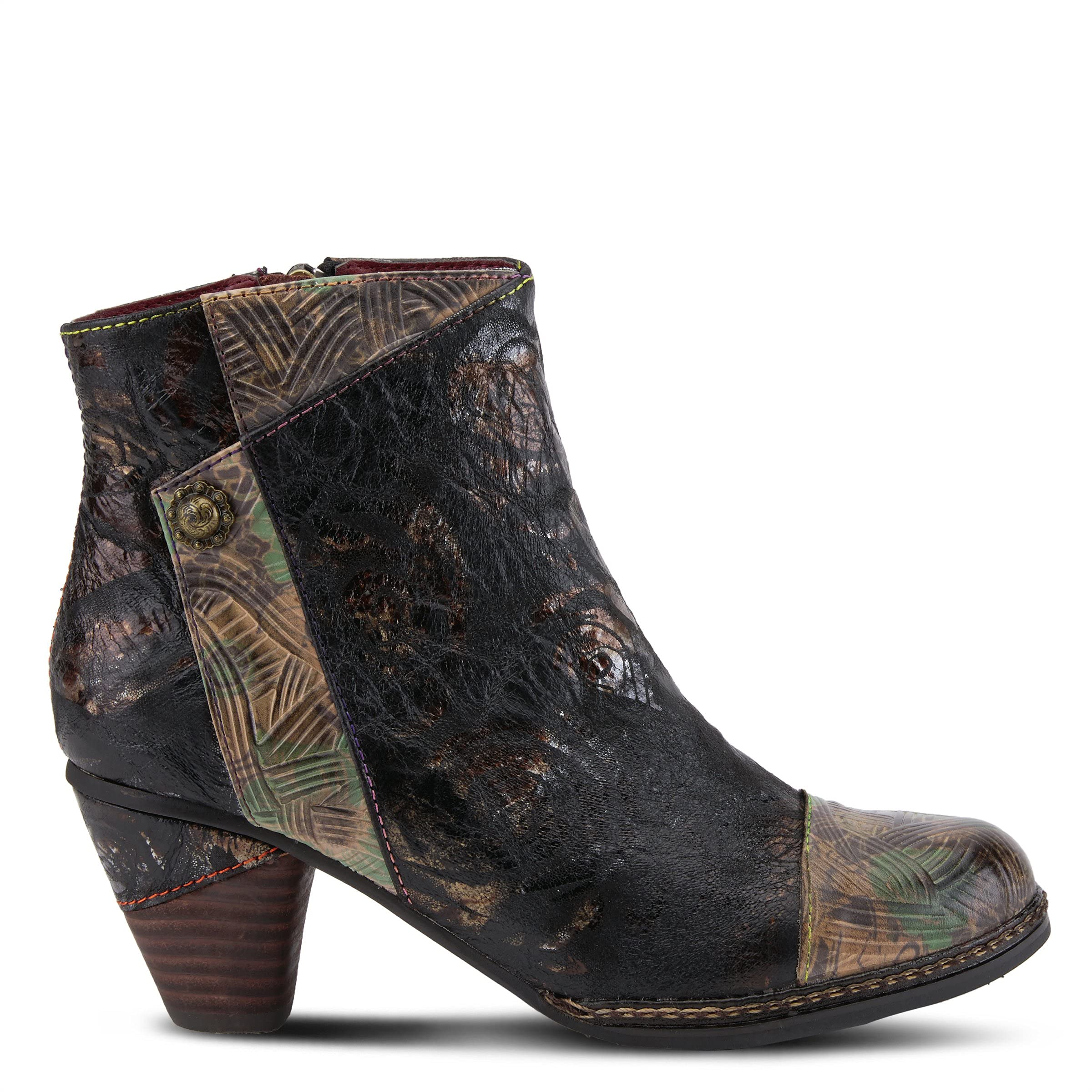 Spring Step L'Artiste Women's Waterlily Boots - Comfortable Ankle Booties for Fall & Winter | Waterproof Chelsea Boots with Cushioned Insoles | Perfect for Work, Travel & Casual Outfits