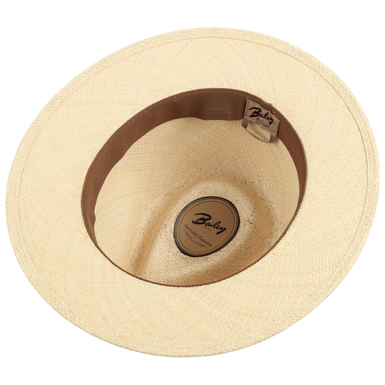 Stansfields Panama Hat by Bailey 1922 - Premium Straw Fedora Hat for Men & Women - Sun Protection & Summer Style - Perfect for Beach, Travel, and Outdoor Events