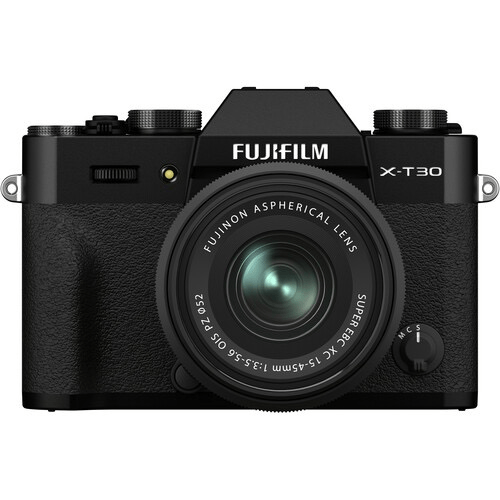 FUJIFILM X-T30 II Mirrorless Digital Camera with 15-45mm Lens (Black) - Perfect for Travel Photography, Vlogging & Street Shooting