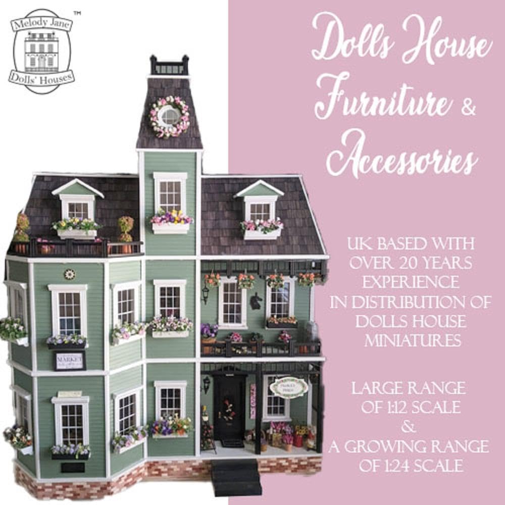 Melody Jane Dollhouse Deer Rug - Modern Animal Print Play Mat for Dollhouses, Nursery Decor & Kids Room Accessory - Perfect for Pretend Play, Storytelling & Room Decoration