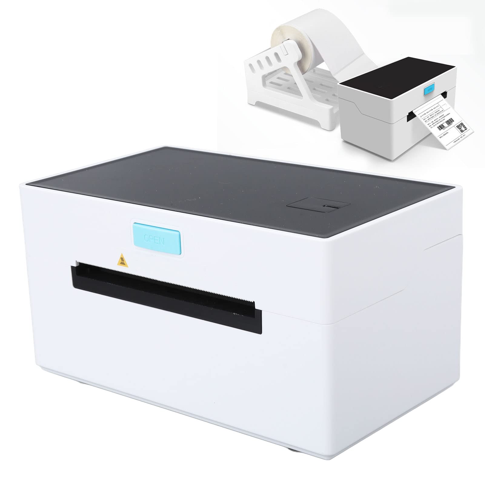 EXCLUZO Desktop Label Printer - 203dpi Thermal Label Maker with High Resolution & Fast Printing | Easy Installation 110-240V | Perfect for Warehouse Labeling, Retail Stores & Small Business Shipping