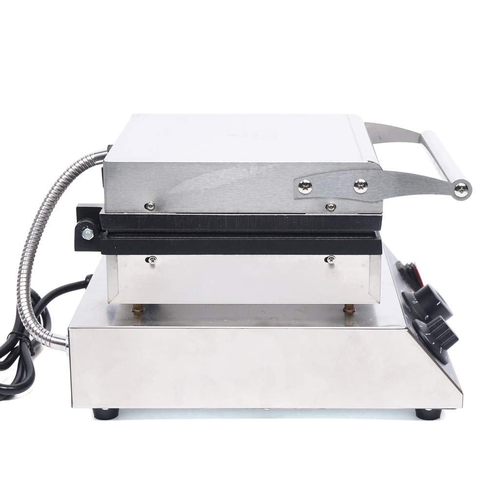 Commercial Waffle Maker 4-Square Belgian Waffle Machine 2000W Electric Waffle Baker with Temperature & Time Control (4.5
