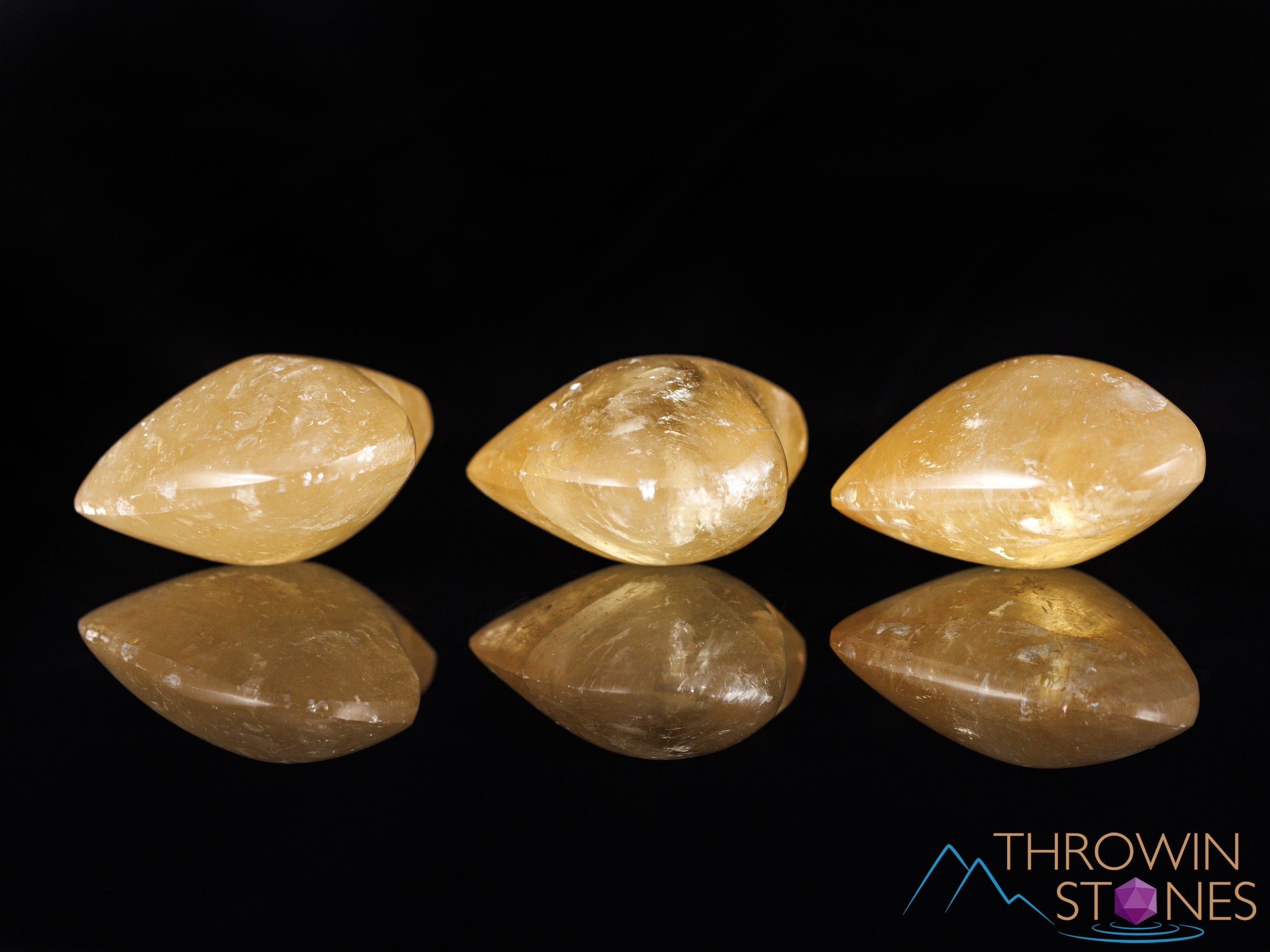 Honey Yellow Orange Calcite Crystal Heart - Natural Healing Stone for Self Care, Mom Gift, Home Decor | Meditation, Reiki, Energy Healing & Spiritual Wellness